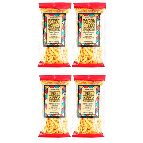 Trader Joes Trader Joe's Baked Cheese Crunchies (4 PACKS)