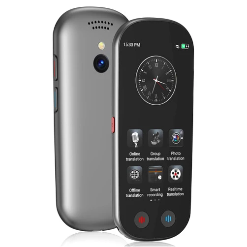 Aegecoo Language Translator Device in 138 Languages Instant No WiFi Needed, Portable Photo Real-Time Offline Online Voice Two-Way Translation with 5.1