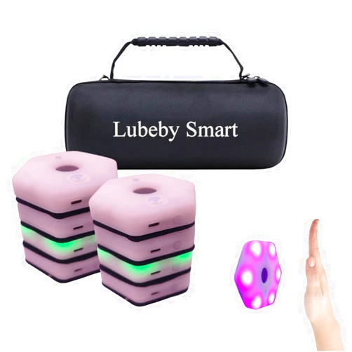 Lubeby Smart Reaction Training Light Speed Agility Improvement Reaction Lights Training Pods for Soccer Basketball Boxing Training