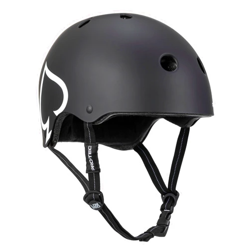 Pro-Tec Low PRO Certified Skateboard Helmet, Ideal for Skateboarding, Bicycling, BMX and Roller Skating, – XSmallSmall– Black Matte