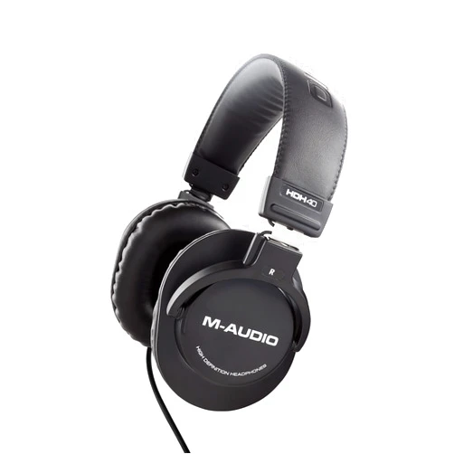 M-Audio HDH40 – Over Ear Studio Headphones with Closed Back Design, Flexible Headband and 2.7m Cable for Studio Monitoring, Podcasting and Recording - Black
