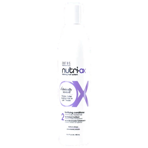 NUTRI-OX Fortifying Conditioner Chemically-Treated for Colored Thinning Hair | Thicker, Fuller-Looking Hair | Clinically & Dermatologically Tested | Peppermint | Color-Safe