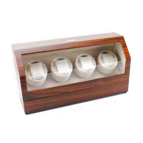 Heiden Watch Winder for Automatic Watches - Japanese Motor - Independent Settings - 12 Multiple Settings - Zero Magnetization - Quad Watch Winders for Rolexs