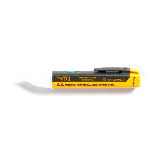 Fluke 1AC II VoltAlert Non-Contact Voltage Tester, Pocket-Sized, 90-1000V AC, Audible Beeper, 2 Year Warranty, CAT IV Rating, Packaging May Vary