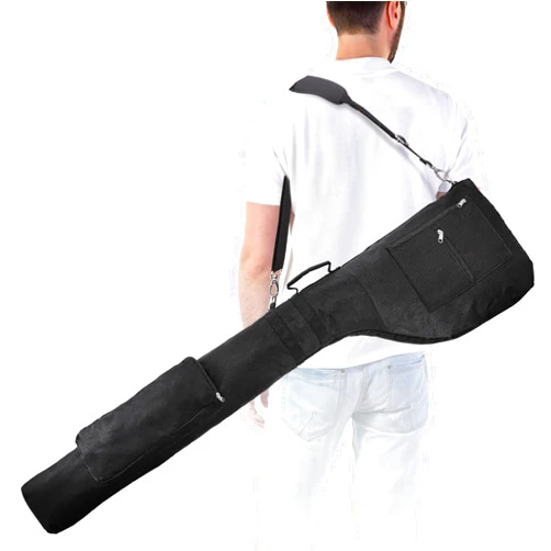 Bekith Golf Bag, Lightweight Golf Travel Bags Foldable Golf Carry Bag for 8-10 Golf Clubs, Waterproof Small Golf Carry Bags for Men, Women (Black)