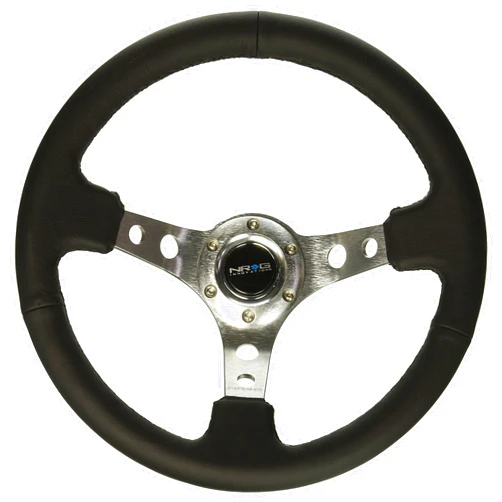 NRG Innovations NRG-RST-006SL Reinforced Steering Wheel 350mm Sport Steering Wheel (3