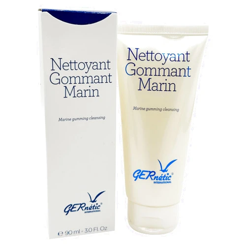Gernetic International Gernetic Nettoyant Gommant Marin Marine Deep Pore Exfoliating Cleanser with Jojoba Microbeads, Gentle Remineralizing Gel for All Skin Types, 90ml/ 3 fl oz