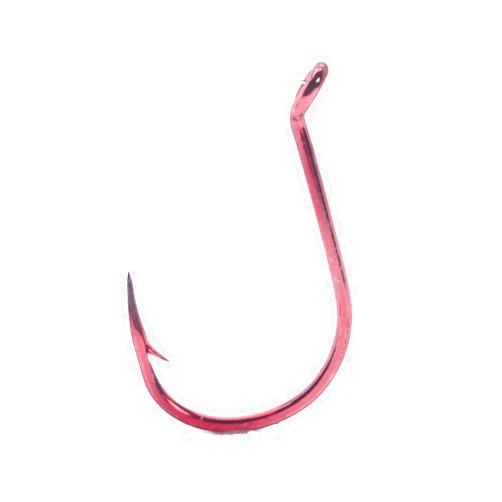 Mustad Mustad Ultra Point KVD Double Wide Gap Dropshot Hook ' Pack of Red Size
