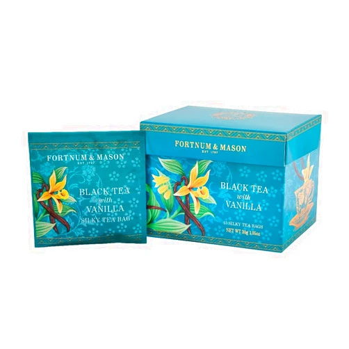 Fortnum & Mason Fortnum and Mason Black Tea with Vanilla 15 Silky Tea Bags 30g (1 Pack)