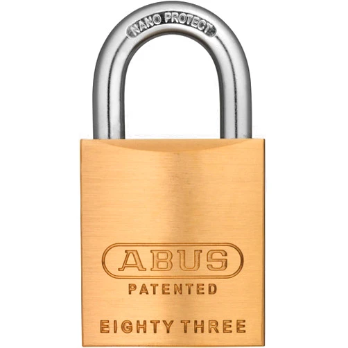 Abus 83/45 83 Series Rekeyable Brass Padlock, with Kwikset