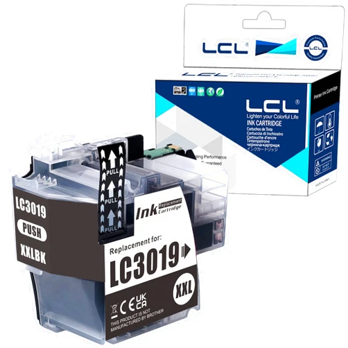 LCL Compatible Ink Cartridge Replacement for Brother LC3019 LC3017 XXL LC3017BK LC3019BK High Yield MFC-J5330DW J6530DW J6930DW J6730DW MFC-J5335DW MFC-J5730DW (1-Pack Black