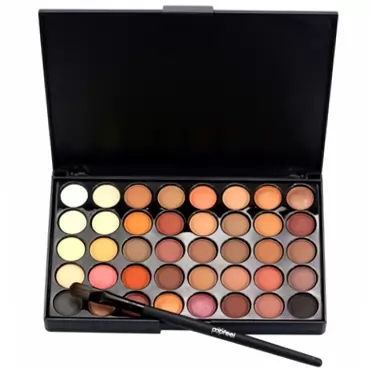 BAXY 40 Colors Eyeshadow Palette Color Board Eyeshadow Palette Cosmetic Makeup Eye Shadow Earth Colors Matte Pigment Eyeshadow Palette Eye Shadow Powder Easy to Blend A03