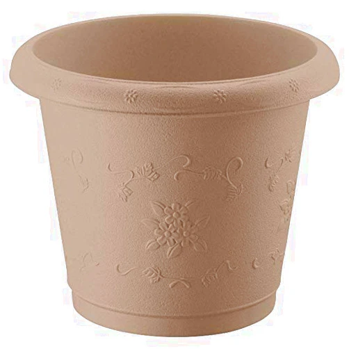 Richell Richell Hanal Round Planter (47 Type, Brown (BR))