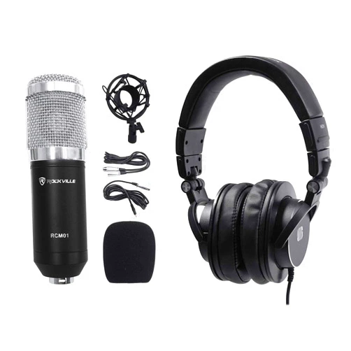 PreSonus HD9 Pro Closed-Back Studio Reference Monitoring Headphones+Microphone