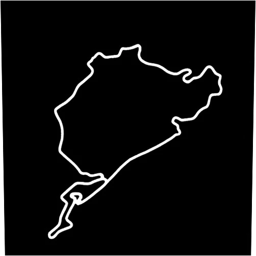 Decal Serpent Nürburgring Track Map Auto Racing 6