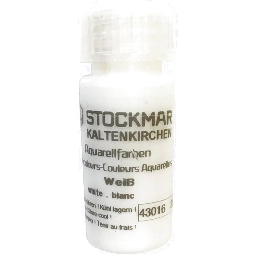 Stockmar Watercolor Paint: White, 20ml