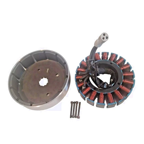 MOTOELECTRIX 50amp Stator and Alternator Rotor kit for Harley 2006 FLT FLH year Models only