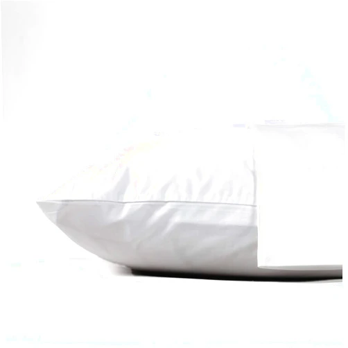 Thomas Lee 500 Thread-Count Percale, US-Grown Pima Cotton, Classic White, Set of 2 Pillowcases, Pure White King Pillowcases for Bed