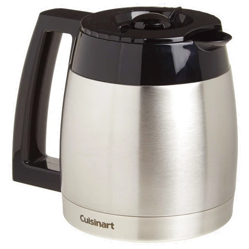 Cuisinart DCG-600RC 10-Cup Replacement Thermal Carafe with Lid, Compatible with Cuisinart Coffeemakers, Stainless Steel