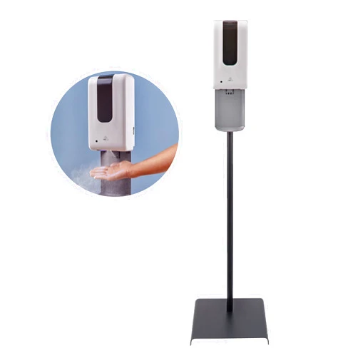 Bau Technik Automatic Hand Sanitizer Dispenser with Stand and Drip Catcher and Refillable Bottle ($150 Dollar Retail Value On Deep Discount Due to Stock)