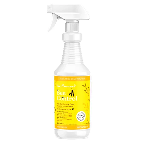 Vine Homecare Bee Control Spray | 32 Ounce | Repels Most Common Types of Bees | Natural, Non-Toxic Formula | Quick, Easy Pest Control | Safe Around Kids & Pets