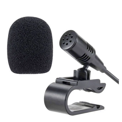 Galabox 2.5mm Microphone Mic Portable External Assembly for Car Vehicle Head Unit Bluetooth Enabled Audio Stereo Radio GPS DVD
