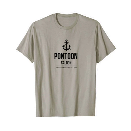 KEP Paints - Pontoon Saloon Pontoon Saloon Smith Mountain Lake Boating T-Shirt