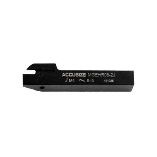 Accusize Industrial Tools 1/2'' Cut-Off Holder, Parting Tool, Mgehr08-2J of 2387-2004, Insert Not Included