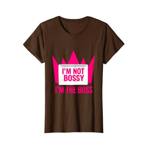 Mademark I'm Not Bossy I'm the Boss Funny Women Design T-Shirt