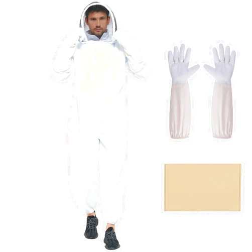 ACTREY Bee Suits for Men Sting Proof,Bee Keeper Suit for Men/Women,Professional Beekeeping Suit Beekeeper Suit with Glove &Ventilated Hood(2XL for 5'11