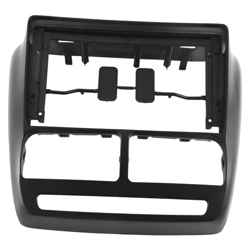 ERVAPLIFG Carbon Fiber Car Center Console Air Vent Condition Car 9 Inch Radio Fascia/Fit for 2010-2015 FIAT DOBLO (263)/ 2010-2015 OPEL COMBO TOUR (D) Frame 2Din MP5 Player Stereo Panel Car Stereo Dash Radio F
