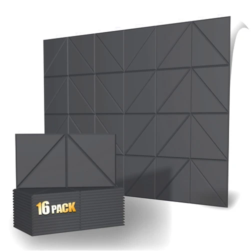ENSEPST 16 pack Acoustic Panels With Self-Adhesive,15.75