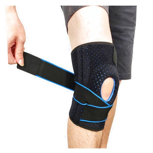 XMSM Knee Brace Support Sleeves for Women & Men Knee Pain, Compression Adjustable Knee Pads with Side Spring Stabilizers for Arthritis, Meniscus Tear, Running, Sports (Color : A)