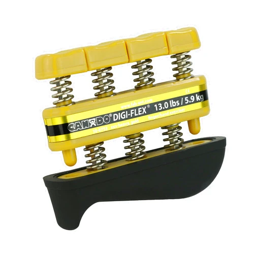 CanDo Digi-Flex Hand and Finger Exerciser Gold XXX-Heavy Resistance - For Dexterity, Strength, and Flexibility for Fingers, Hands, and Forearms.