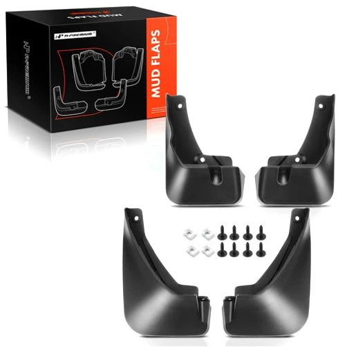 A-Premium Set of 4PCS Mud Flaps Splash Guards Mudguards Mudflaps with Hardware Kits Accessory Compatible with Lexus NX250, NX350, NX350, NX350h, NX450h+, NX450h+, 2022, Front LH RH and Rear LH RH