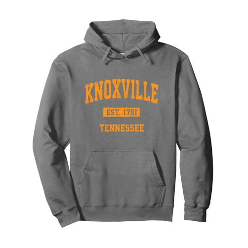 College & University Towns T-Shirts & Tees Knoxville Tennessee TN Vintage Athletic Sports Design Pullover Hoodie