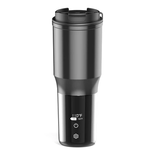 FUTURELAB Temperature Control Coffee Mug, Multi-Functional Travel Mug 10 Hours Battery Life,Vacuum Insulated Hot Beverage Warmer, 15OZ