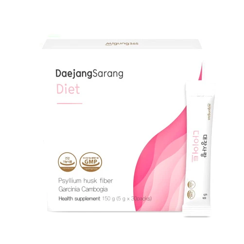 Migung365 Migung 365 Daejang Sarang (Garcinia Cambogia, 30 Sticks) - Psyllium Husk Fiber Supplement, Digestive Health & Constipation Relief. Plant-Based Ingredients, Extra Strength 5,500mg & HCA 780mg.