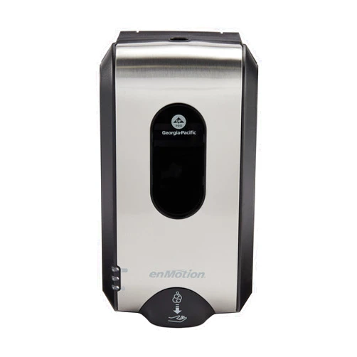 Georgia-Pacific ENMOTION® GEN2 AUTOMATED TOUCHLESS SOAP & SANITIZER Dispenser by GP PRO (GEORGIA-PACIFIC), Stainless Finish, 1 Dispenser