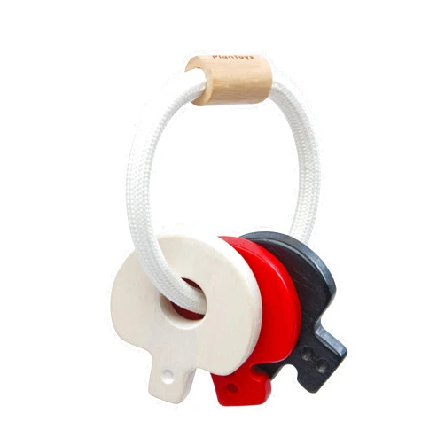 PlanToys Baby Key Rattle-HIGH Contrast