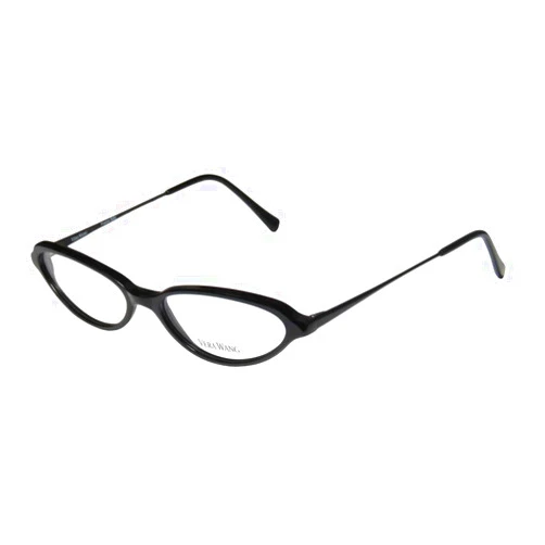 Vera Wang V47 Womens/Ladies Cat Eye Full-rim Stunning Made In Italy Eyeglasses/Eyeglass Frame (52-15-135, Black)