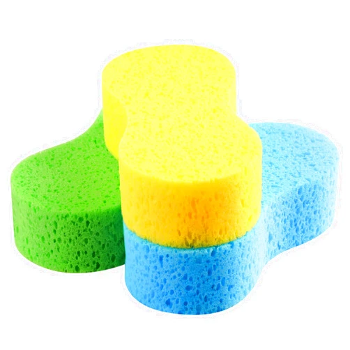 Temede Car Wash Sponge, Large All Purpose Sponges for Cleaning, 2.4in Thick Foam Scrubber Kit, Sponges for Dishes, Tile, Bike, Boat, Easy Grip Sponge for Kitchen, Bathroom, Household Cleaning, 3pcs