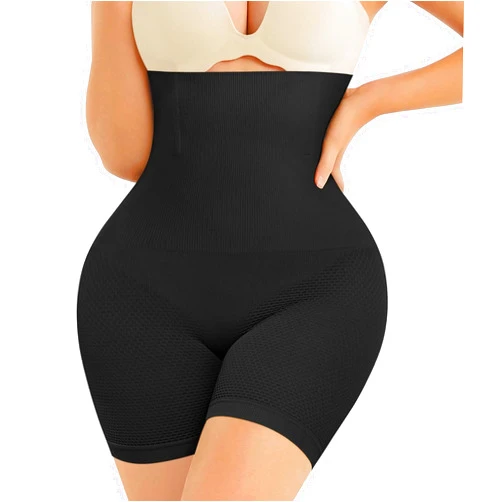 Nebility Womens' Shapewear Thigh Slimmer Tummy Control Body Shaper Shorts Butt Lifter Panties High Waist Trainer