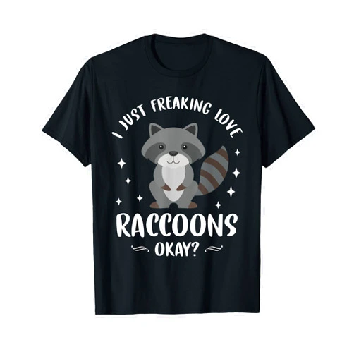 Waschbär Tshirt Herren Kostüm Kinder Damen Raccoon Gift for Raccoon Mapache Martens T-Shirt