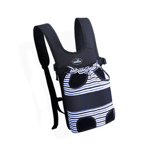 Wakytu Pet Carrier Backpack, Pet Front Dog Carrier Backpacks, Adjustable Pet Front Cat Dog Carrier Backpack Travel Bag, Legs Out, Easy-Fit for Traveling Hiking Camping for Small Cats Dogs