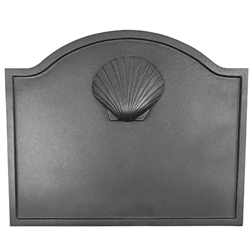 Oakestry Shell Cast Iron Fireback, Large