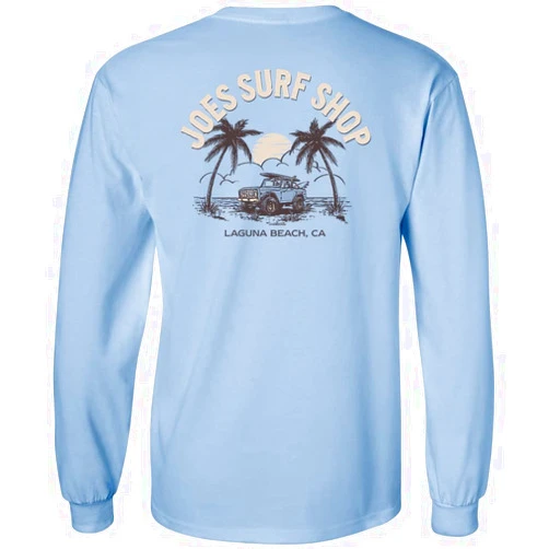 JOES SURF SHOP Men's Early Bird Logo Heavy Long Sleeve Tees