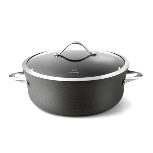 Calphalon Contemporary Hard-Anodized Aluminum Nonstick Cookware, Dutch Oven, 8 1/2-quart, Black