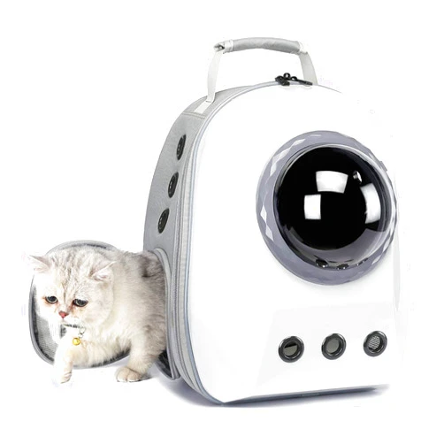 UOOPET Cat Carrier Backpack,Space Capsule Bubble Portable Pet Carrier for Small Dog Airline-Approved, Designed for Travel, Hiking, Walking & Outdoor Use