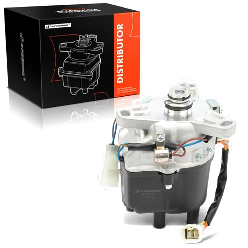 A-Premium Ignition Distributor with Cap and Rotor Compatible with Honda Civic CRX 1988 1989 1990 1991 1.5L
